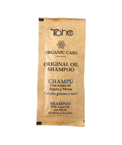 Tahe Organic Care Shampoo Original Oil para cabellos gruesos y secos 10 ml