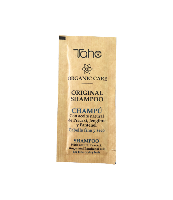 Tahe Organic Care Shampoo Original para cabellos finos y secos 10 ml