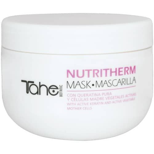 Tahe Botanic Mascarilla Nutri - Therm para cabellos dañados y teñidos de 300 ml.