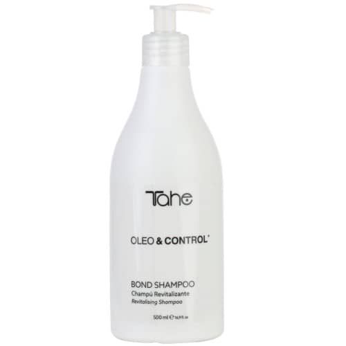 Tahe Oleo&Control Shampoo para cabellos teñidos y dañados de 500 ml.
