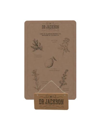 Display Dr. Jackson para Puerta hecho en cartón