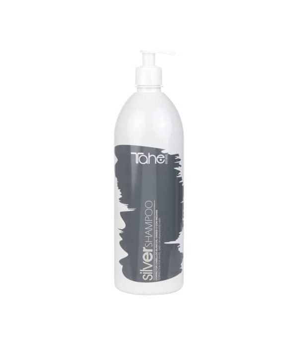 Tahe Silver Shampoo para cabellos blancos y rubios de 1.000 ml.