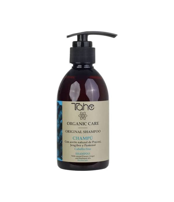 Tahe Organic Care Shampoo Original para cabellos finos y secos de. 300 ml