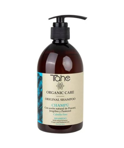 Tahe Organic Care Shampoo Original para cabellos finos y secos de 500 ml