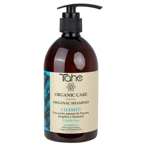 Tahe Organic Care Shampoo Original para cabellos finos y secos de 500 ml