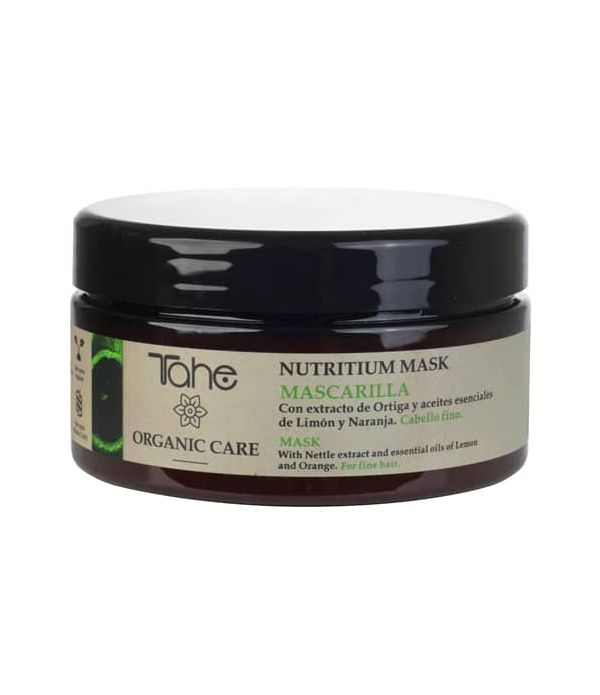 Tahe Organic Care Mascarilla Nutritium para cabellos finos y secos de 300 ml