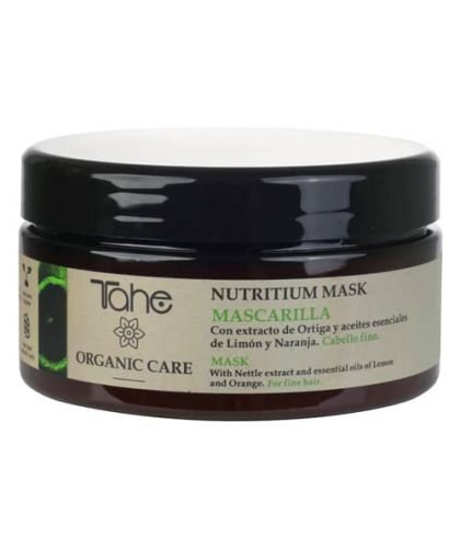 Tahe Organic Care Mascarilla Nutritium para cabellos finos y secos de 300 ml