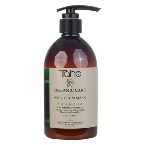 Tahe Organic Care Mascarilla Nutritium para cabellos finos y secos de 500 ml