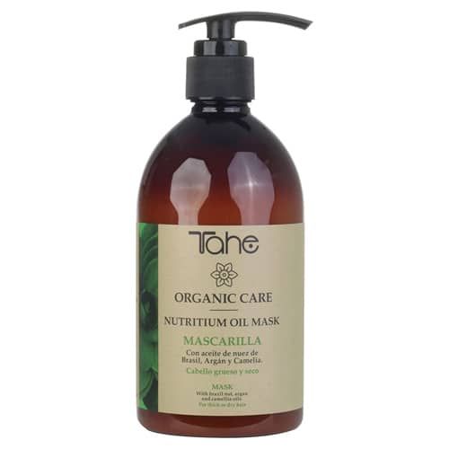 Tahe Organic Care Mascarilla Nutritium para cabellos gruesos y secos de 500 ml.