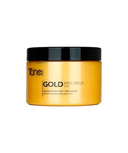 Tahe Botanic Mascarilla Gold para para cabellos teñidos y mixtos de 300 ml. Tahe Botanic Mascarilla Gold para para cabellos teñidos y mixtos de 300 ml.