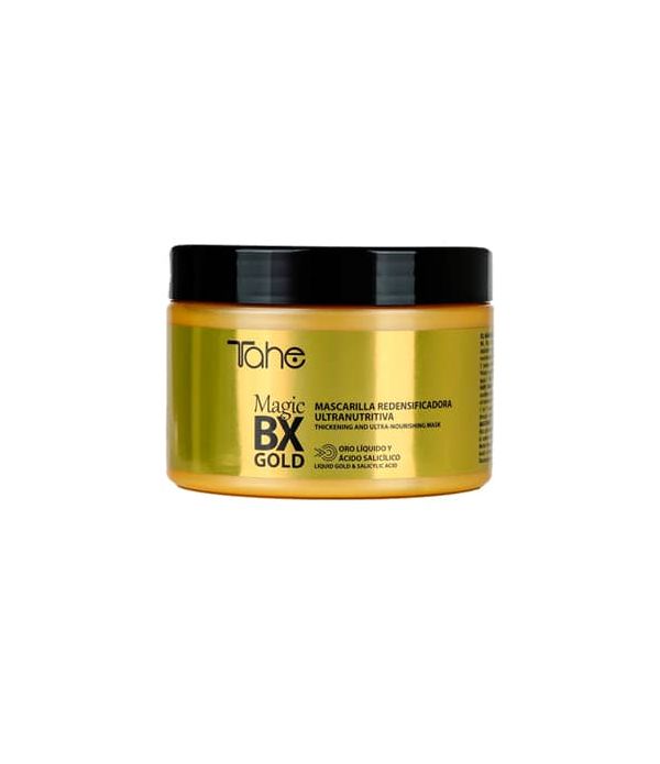 Tahe Magic Bx Gold Mascarilla Ultra Nutritiva para cabellos finos y secos 300 ml