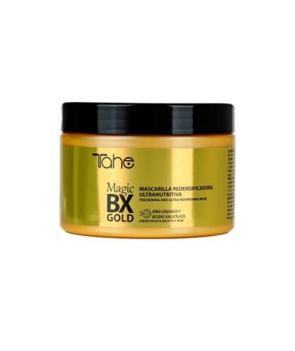 Tahe Magic Bx Gold Mascarilla Ultra Nutritiva para cabellos finos y secos 300 ml Tahe Magic Bx Gold Mascarilla Ultra Nutritiva para cabellos finos y secos 300 ml