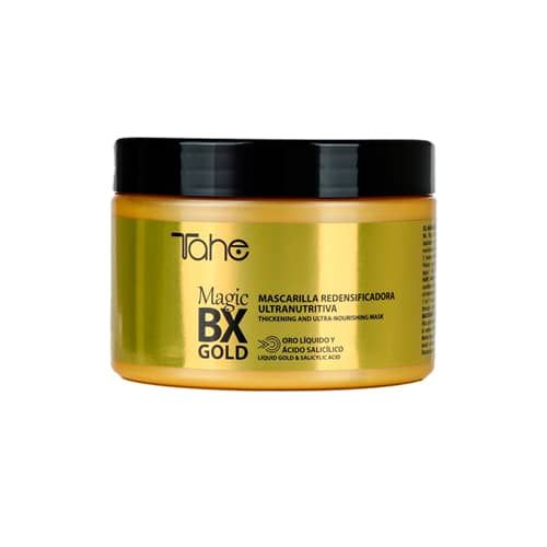 Tahe Magic Bx Gold Mascarilla Ultra Nutritiva para cabellos finos y secos 300 ml