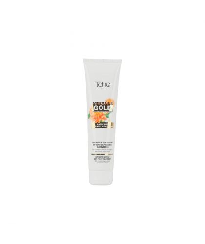 Tahe Miracle Gold tratamiento concentrado anti-frizz para cabellos rebeldes de 100 ml.