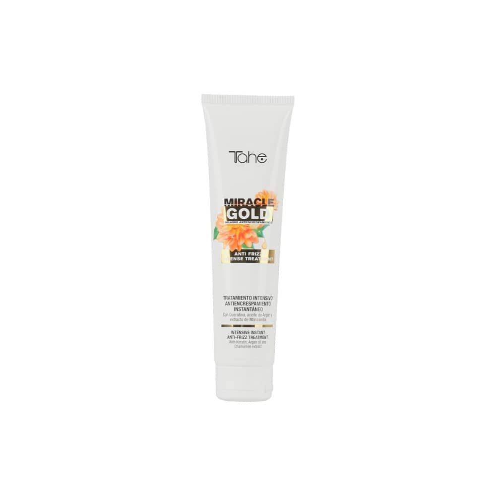 Tahe Miracle Gold tratamiento concentrado anti-frizz para cabellos rebeldes de 100 ml.